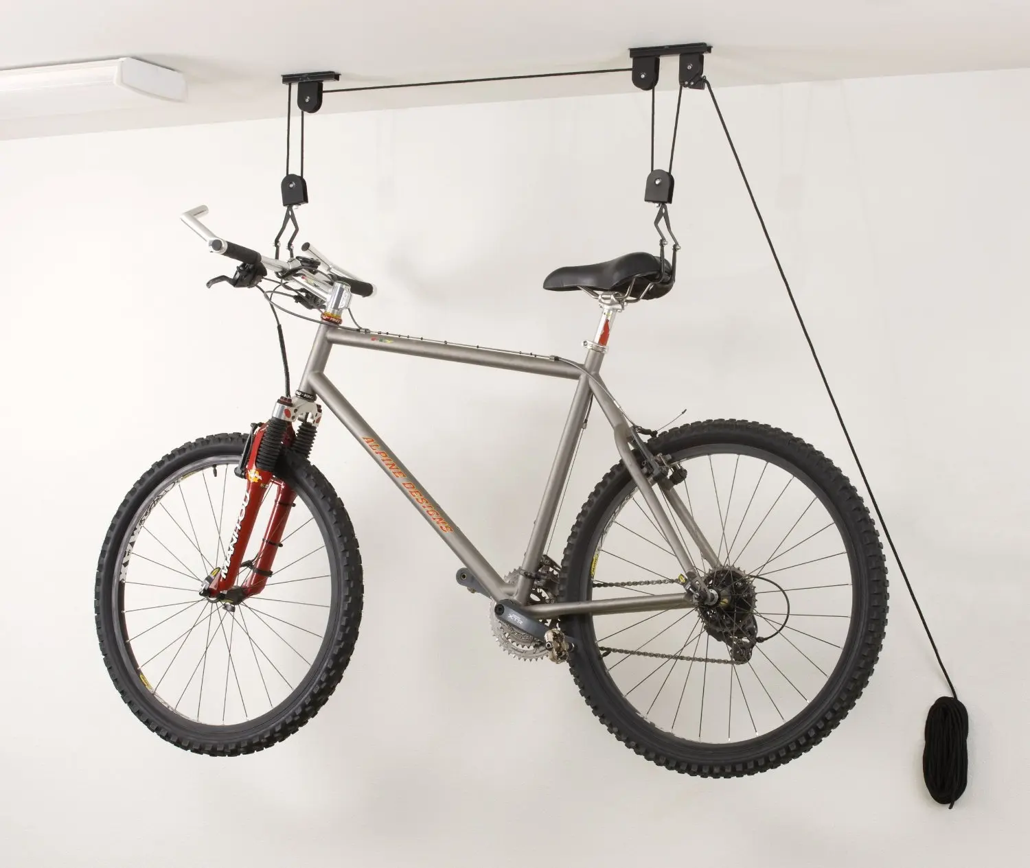 Bike Bicycle Lift Ceiling Mounted Hoist Storage Garage Hanger