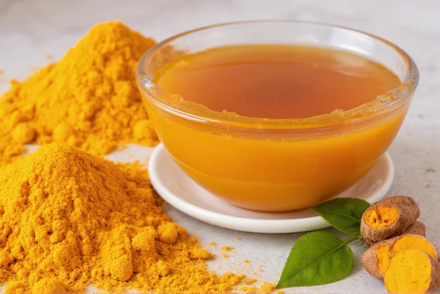 Comparison of turmeric tea versus capsules showing natural preparation versus concentrated supplements