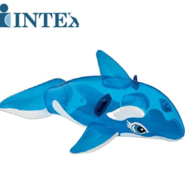 

Original Intex Pool Floats 58523 LIL' WHALE RIDE-ON Inflatable Pool Party Island Float
