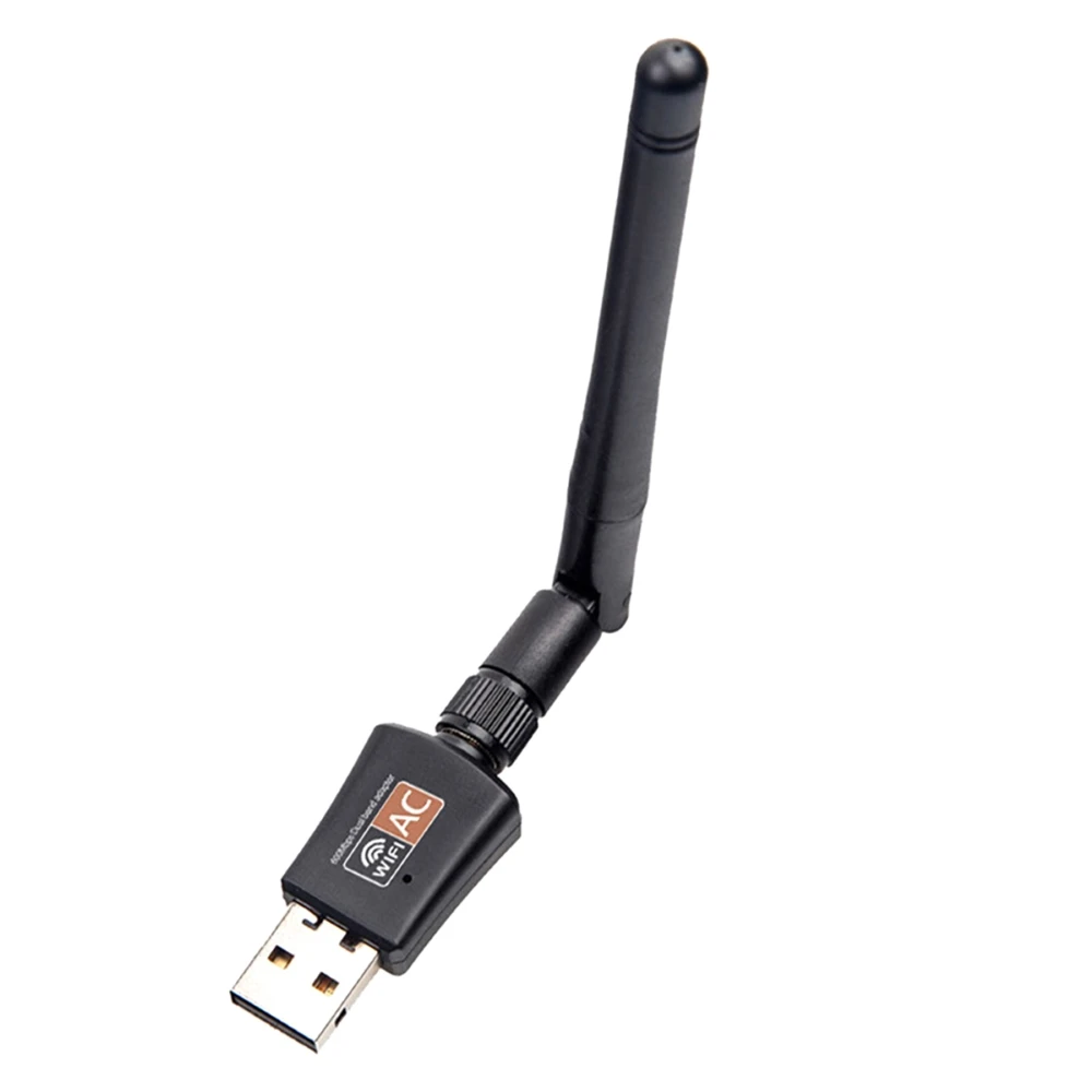 

600mbps Dual Band 2.4/5.8ghz Wireless Lan Network Card With Antenna Usb Wireless Network Card Usb Wifi Adapter