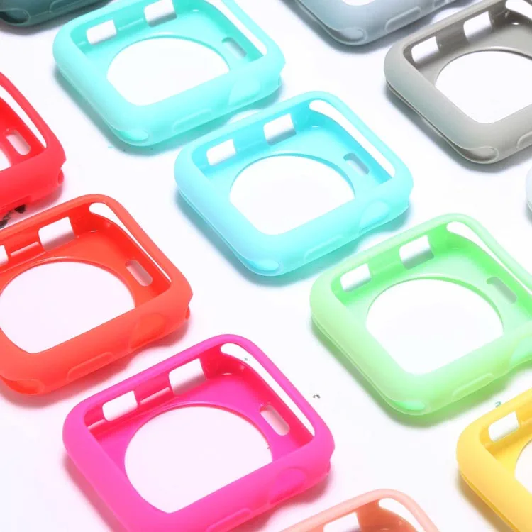 

High quality 40 mm 44mm soft silicone 360 silicone case for iwatch case for apple watch 5, As pis show