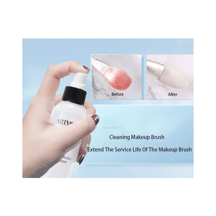 

ARTMISS Makeup Brush Cleaner, Transparent color