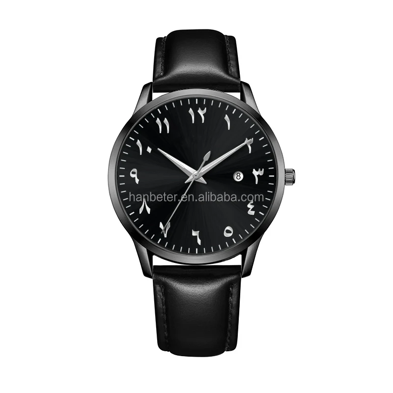 Arabic Relojes De Mujer Fashion Quartz Custom Dial No Brand Watches Men Wrist Watches Top Own Brand Luxury Business Mens Wrist