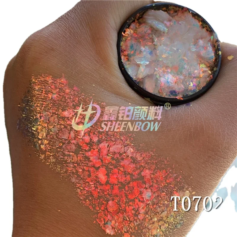 

Sheenbow iridescent glitter flake Chameleon cosmetic eyeshadow flakes
