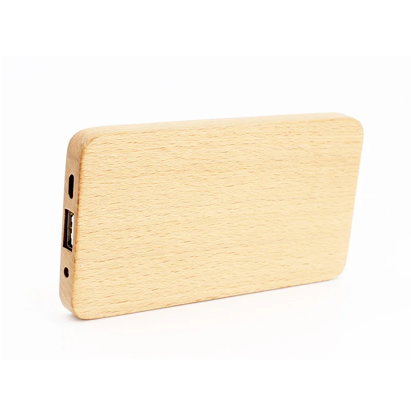 

Promotional 4000mAh card powerbank, bamboo power bank, wooden powerbank