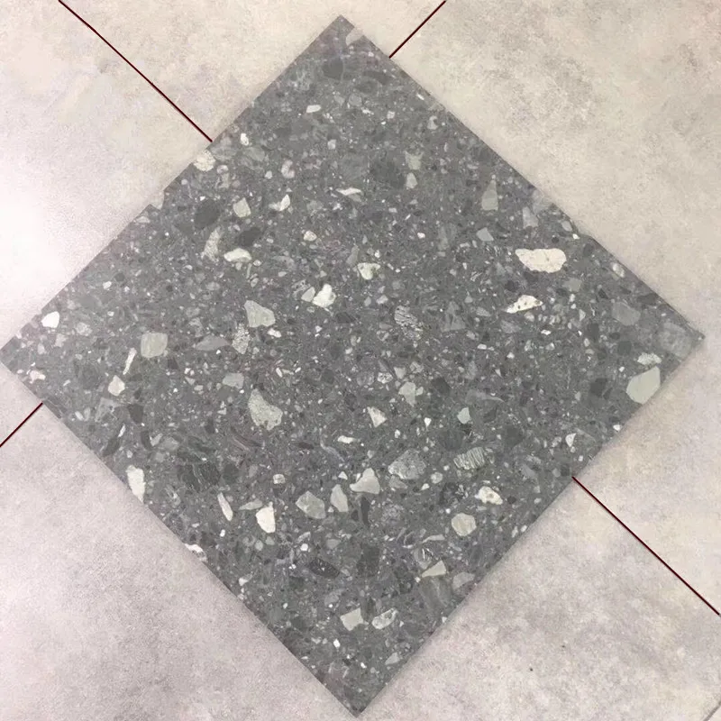 Grey Tile Terrazzo Floor Tiles  600X600MM