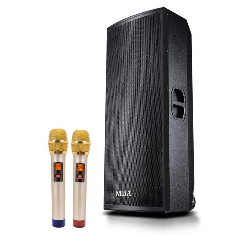 1000W High Power System Active Powered dual 15 inch Floor Stage Speaker with MDF with full painting SA-6607