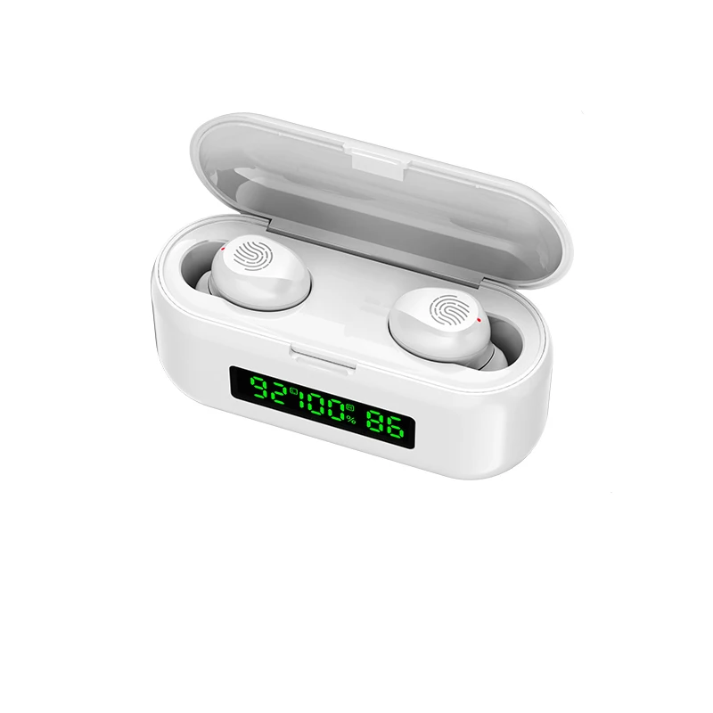 

Earphones TWS Earbuds Headset Original Touch Stereo In-Ear F9-38 Fingerprint Hifi