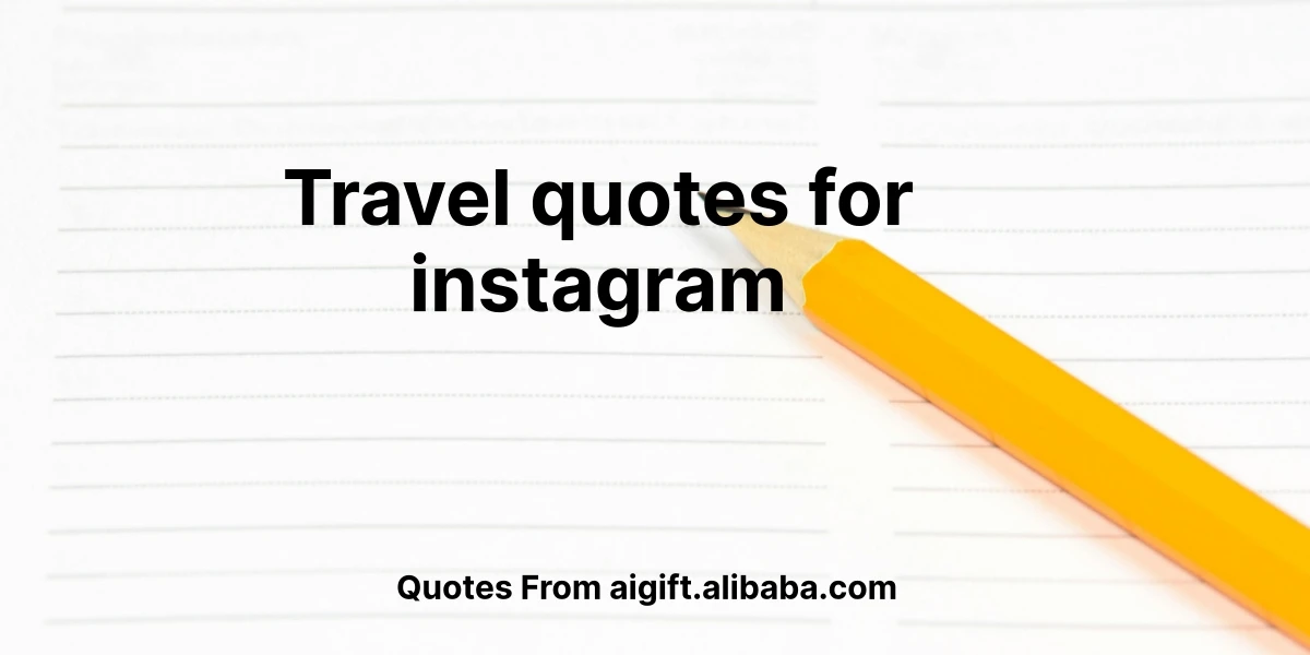 travel quotes for instagram