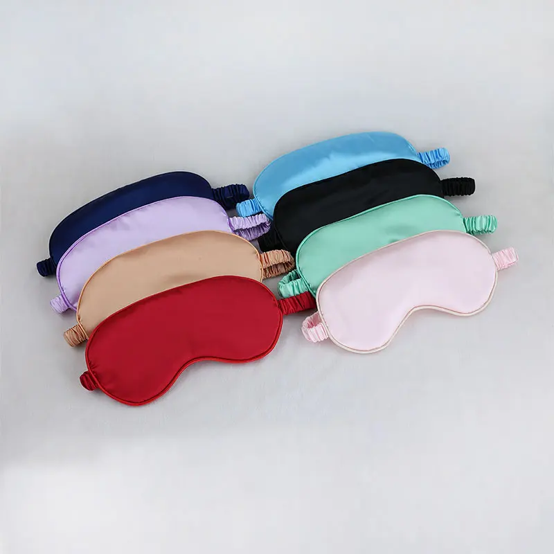 

Wholesale Soft Two Sided siesta Silky Eye Mask, Multi-colors