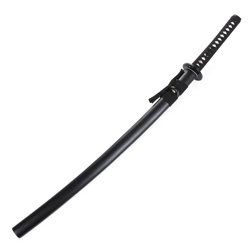 

1060 High Carbon Steel Ninja Bushido Samurai Katana Japanese Sword, Black