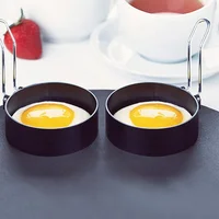 

Stainless Steel Egg Ring,2 Pcs Round Breakfast Household Mold Tool Cooking Tool Omelette