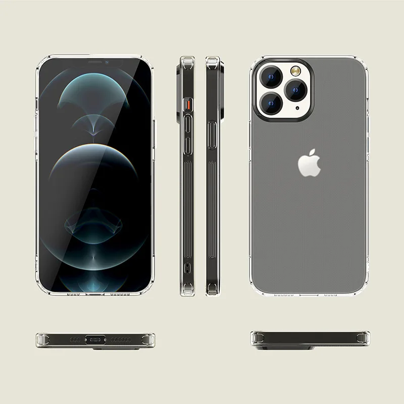 

Hard Pc Lens Protective Soft Tpu Backplane Mobile Phone Case For Iphone, Custom