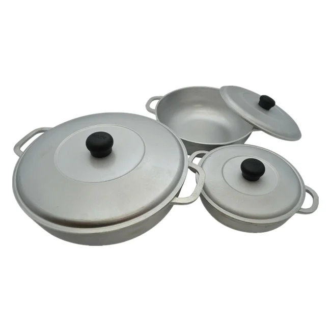 

4.8 Quart Cast Aluminum Caldero Dutch Oven with Lid, Silver