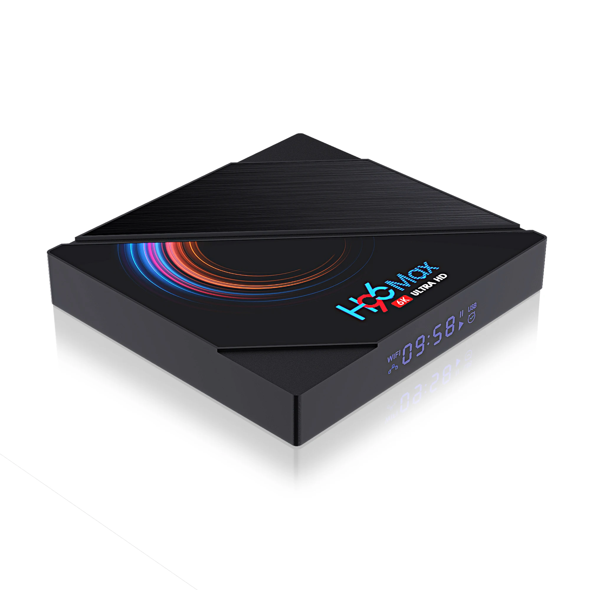 

New Arrive dual wifi 2GB RAM 16GB ROM 6K Full Video BT 4.0 Android 10.0 H96 Max H616 TV Box