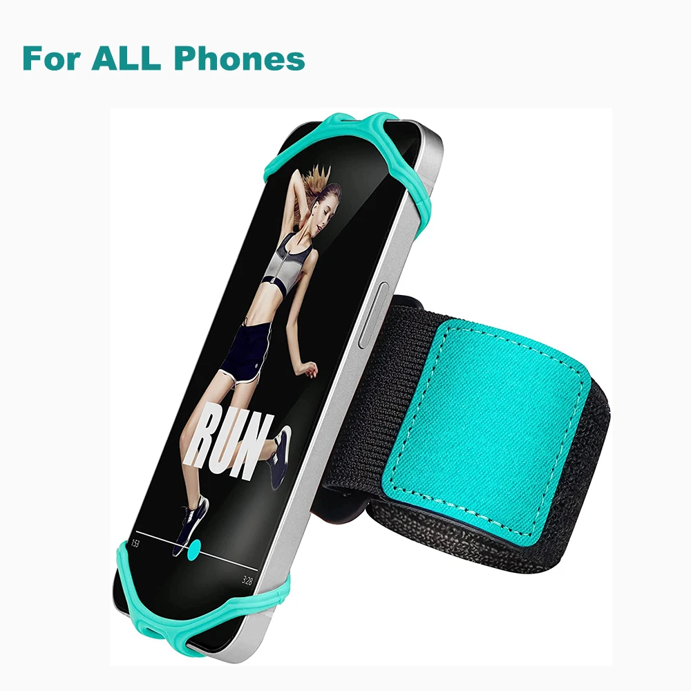 

China Factory Customized Logo Newest Products Rotating Detached Arm Band Cell Phone DR-7 360 Degree Rotating Arm Band for iPhone, Black, blue,green,red