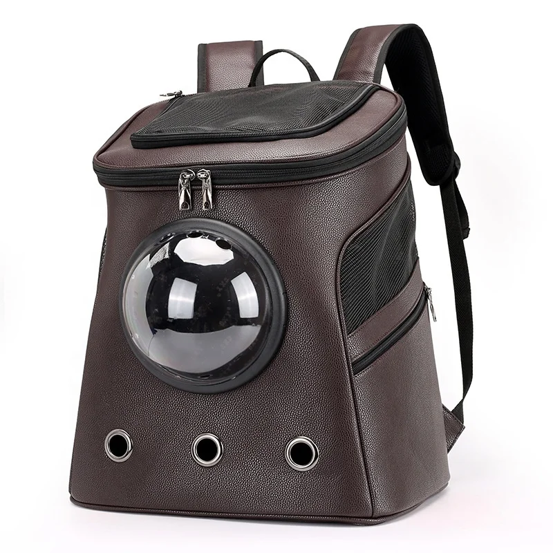 

Luxury Breathable Durable Cat Dog Cages Backpack Ventilation Holes Small Pet Travel Carrier