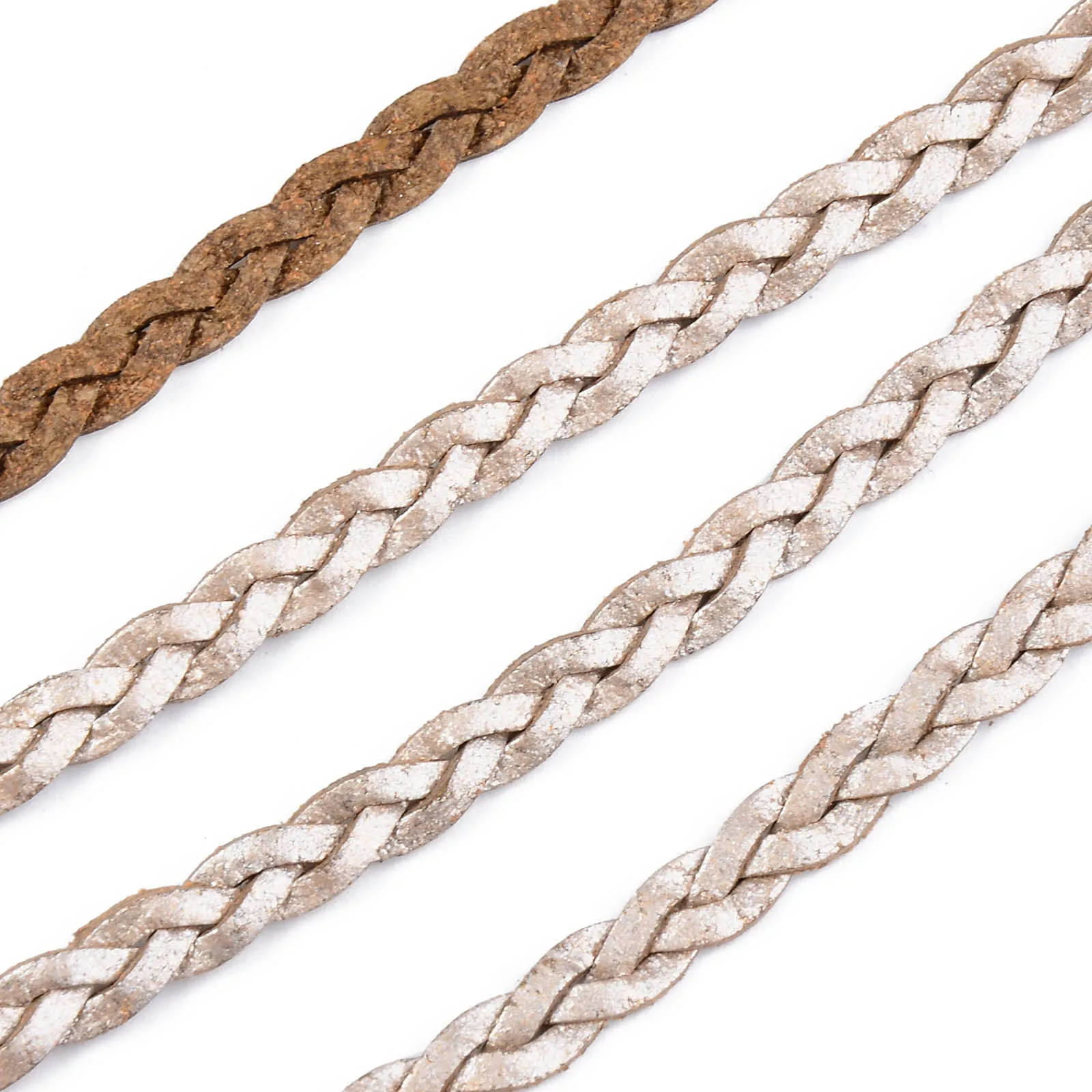 

Pandahall 5mm Linen Necklace Jewelry Making Braided PU Leather Cords