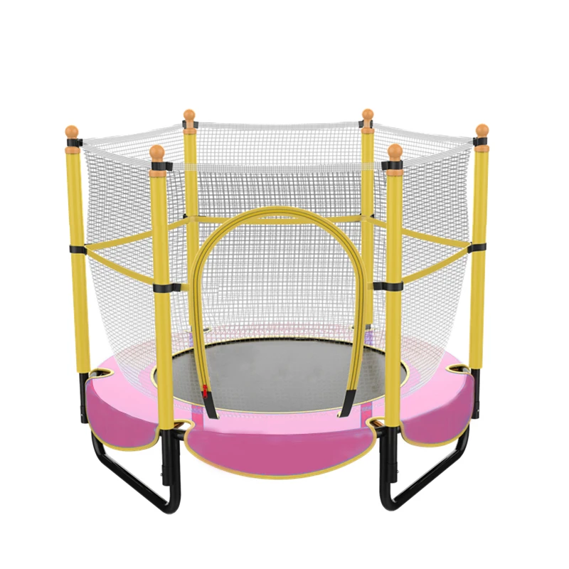 

Trampoline Shell Safety Net Children Teenagers Trampoline Trampoline manufacturers, Yellow/pink/blue trampolines manufacturers