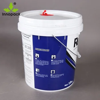 Custom Printing 15 Liter Plastic Bucket For Engine Oil Lubricant Oil ...