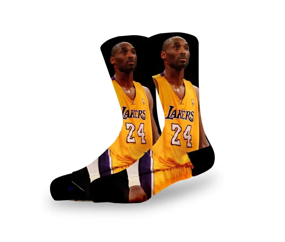 

Sublimation custom socks Cherish the memory of Kobe bryant remembrance socks