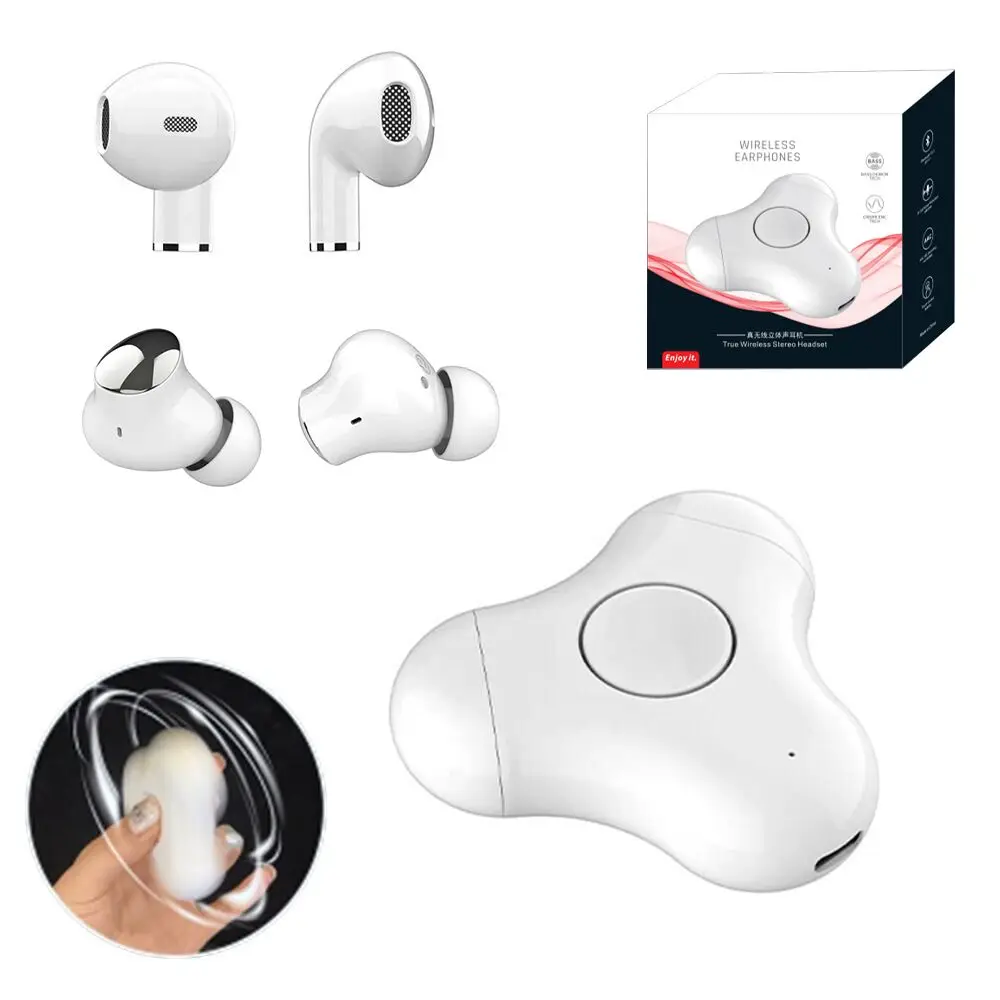 

Stress Relief Spinner Bluetrum Low Latency ENC Power Bank Wireless Gaming AI Noise Cancelling Earbuds in-ear Headphone Earphone