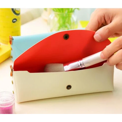 product-New arrival fashion Cute Colorful Pen Case School Supplies Pencil Case Pencil Bag Pouch Stat-1