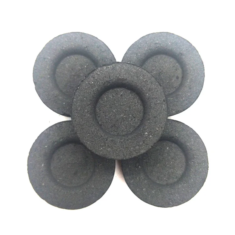 魔法金粉碳化 gloden 银色火炬煤炭圆形水烟木炭