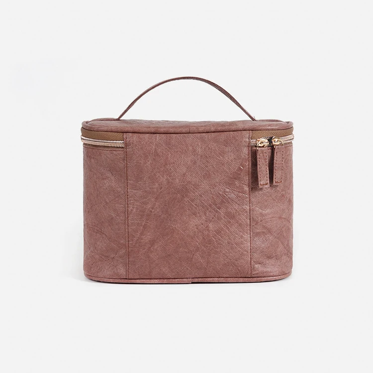 Custom Dupont tyvek cosmetic bag travel lightweight tyvek makeup bag pouch