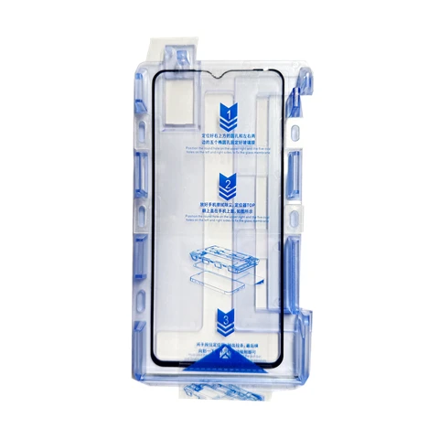 

Demoval dust applicator box kit app tempered glass installation tool easy install screen protector