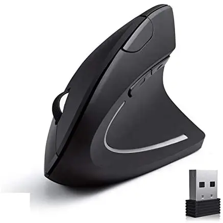 

2.4G Wireless Mouse Vertical Ergonomic Mouse Optical 800/1200 /1600 DPI 5 Buttons