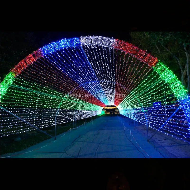 户外 3D巨型穿越LED圣诞礼物礼品盒，用于商业级冬季花园展示| Alibaba.com