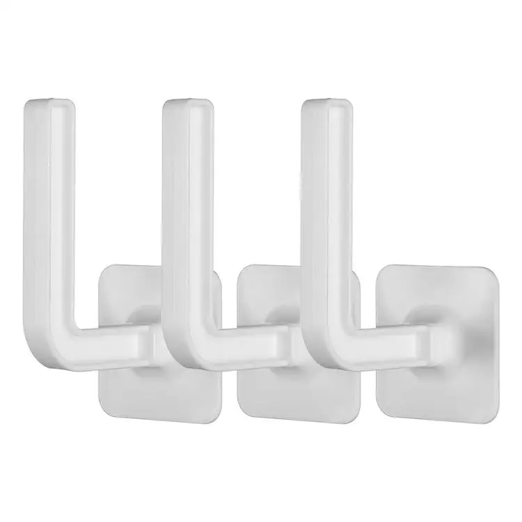 

Adhesive Hook Wall Hanger Hook Durable Practical Rack, White