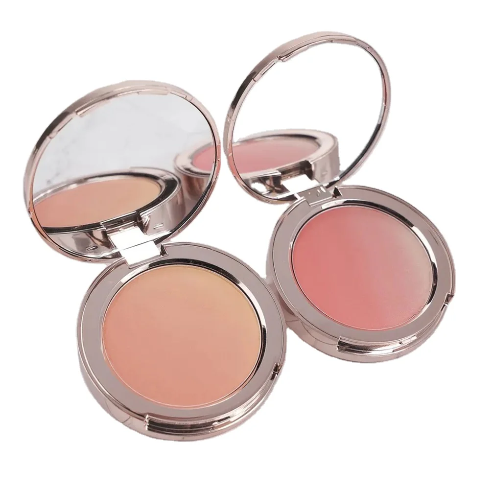 

Multicolor Private Label Blush Palette Pigment Makeup Custom Logo Lon-Lasting Gradient Pink Face Rouge Powder Bulk Free Shipping