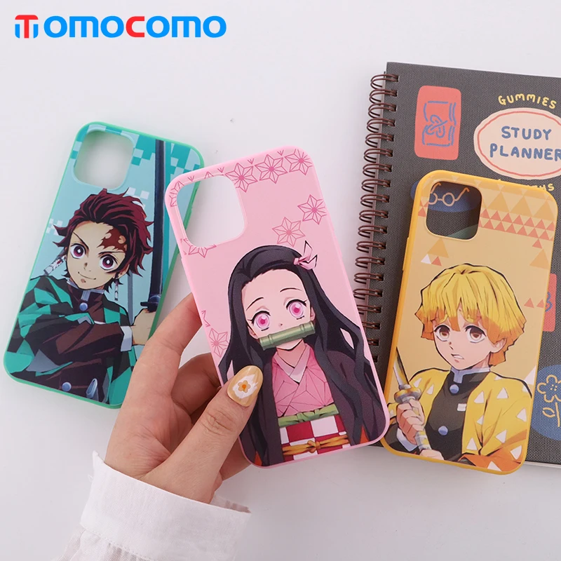 

3d Luxury Cute Cartoon Demon Slayer Soft Silicone Phone Case For Iphone X Xr Xs 11 Pro Max 6s 7 8 Plus Cover Gift Coque, Transparent