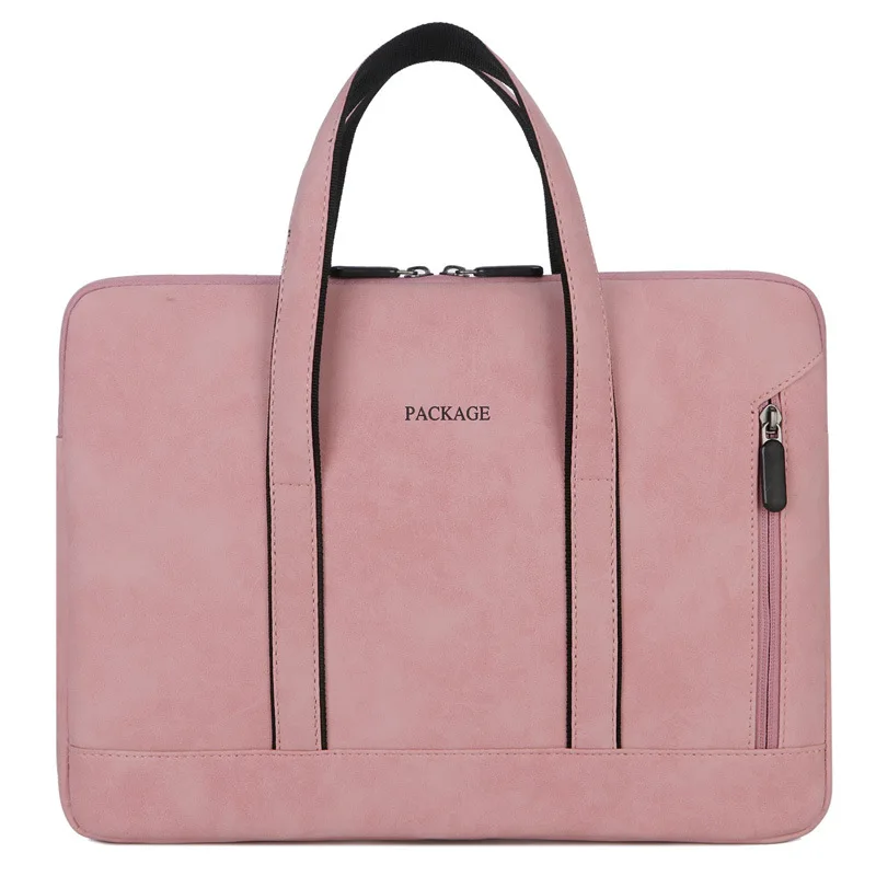 

Laptop Bag Fashion Pu Waterproof Scratch-resistant Laptop Briefcase 13 14 15.6 inch Notebook Handbag Carry Case