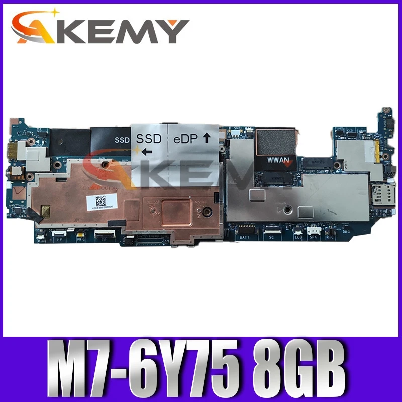

Original Laptop motherboard For DELL Latitude E7370 Core M7-6Y75 8GB SR2EN Mainboard CN-0T73T5 0T73T5 LA-D312P