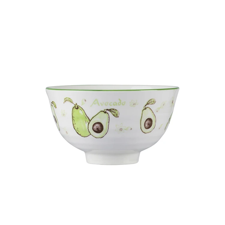 

High quality suitable dishwashers 5 inch modern rice bowl ceramic soup bowl set for home, Customized color