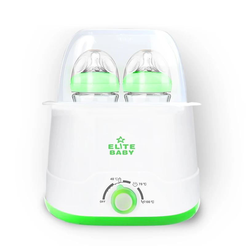 

BPA free quick serve bottle warmer with egg boiling function, Green