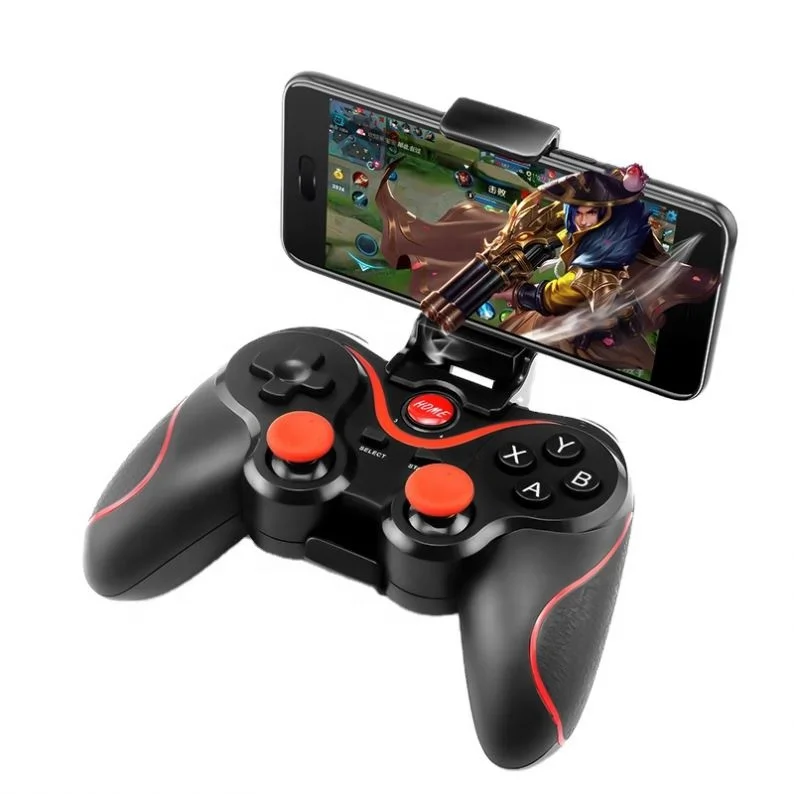 

Data Frog Wireless Gamepad Remote Control Joystick & Game Controller Gaming Phone For Pc Tablet, Black & white