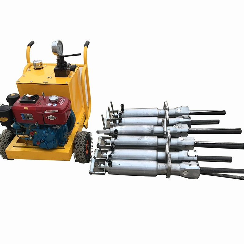 
darda hydraulic manual rock splitter machine with gasoline engine 