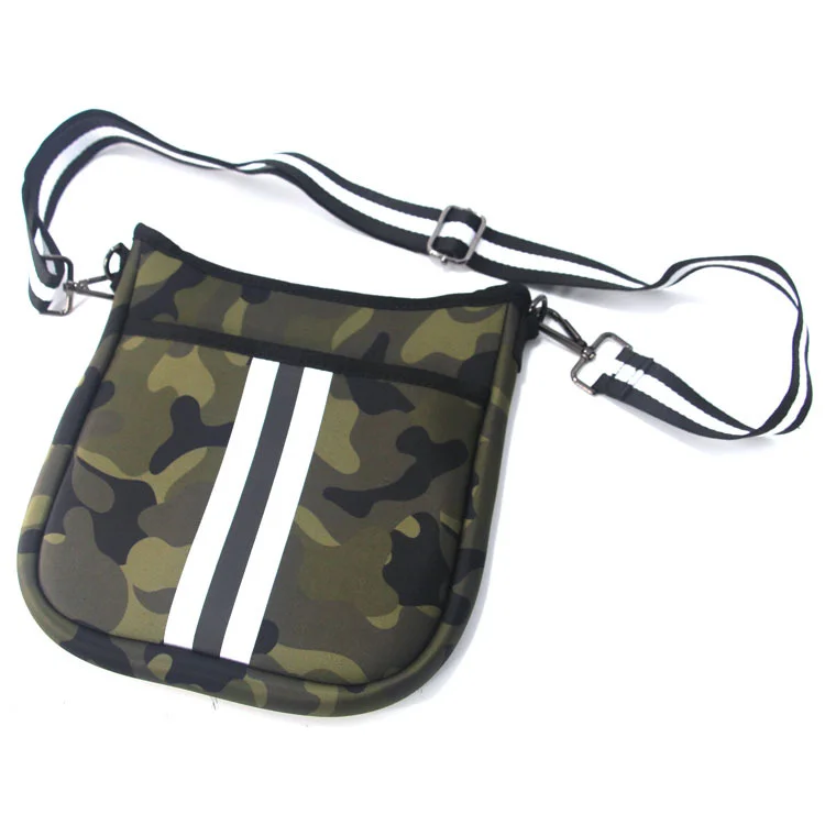 

2021 American Phone Shoulder Bag Waterproof Small One-shoulder Zipper Bag Women Neoprene Tote Crossbody Bag, Customized color
