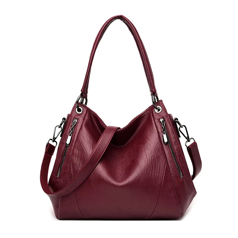

Bolsos High Quality Women's Soft Leather Shoulder Bags Classic Crossbody Bag Luxury Designer Handbag and Purse sac a main, 6 colors as shown