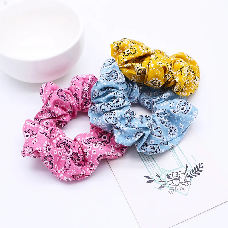 
2020 new arrivals hot selling cute hairbands headbands elastic Bandanna Scrunchie hairbands with wholesale price 