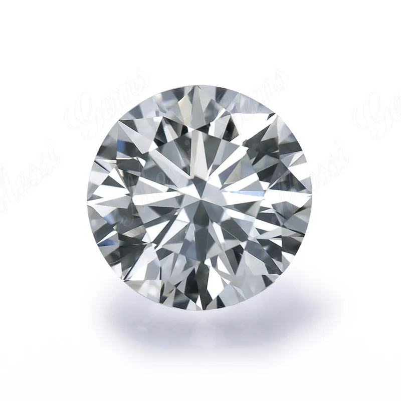 Free shipping D white color vvs 1 carat hpht synthetic polished loose diamond
