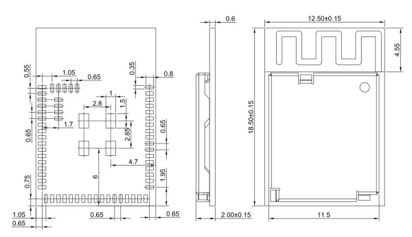 Thingoo nRF52833 mesh nordic hid fan 2.4g zigbee transceiver communication light switches module - ANKUX.COM
