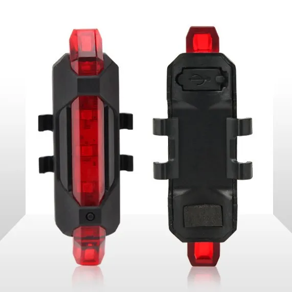 

Waterproof Rear Bicycles Usb Silicon Lights Smart Rechargeable Led Bike Light for Cycling