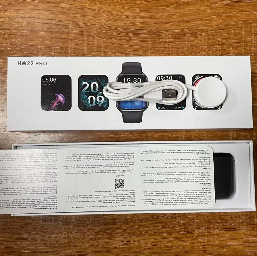 

2021 Hot selling smart watch HW22pro1.75 reloj intelligent iwo 13 watch6 series 5 6 PK Hw 22 plus smartwatch for wan women