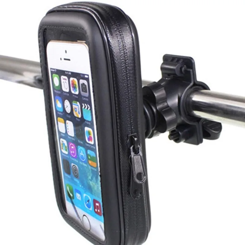 

Hot Motorcycle Bike Handlebar Cellphone Mount Frame Waterproof Case Phone Holder Bicycle Bags