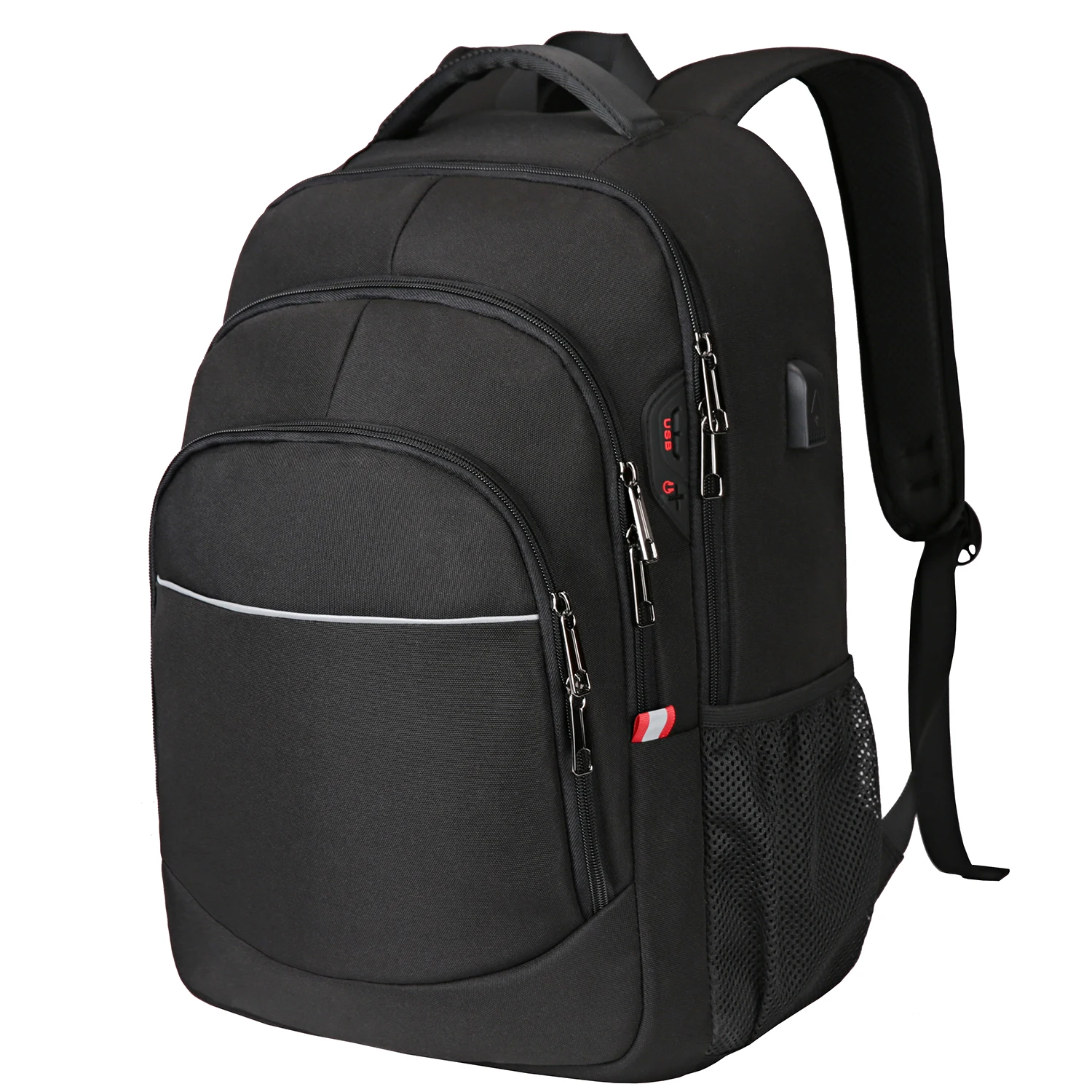 

Made In China Black Outdoor Hiking College Students Business Big Space For Tools Clothes Good Quality Backpack
